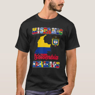 Kolumbien-Flagge: Hispanischer Monat des Denkmals  T-Shirt