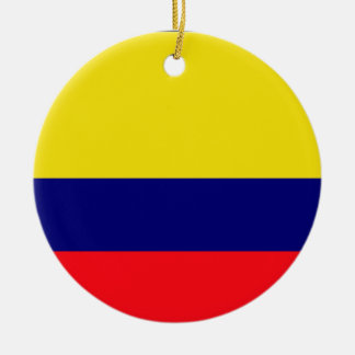 Kolumbien-Flagge Keramik Ornament