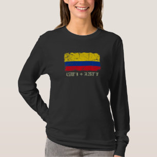 Kolumbien Flagge Koordiniert Männer Frauen Kolumbi T-Shirt