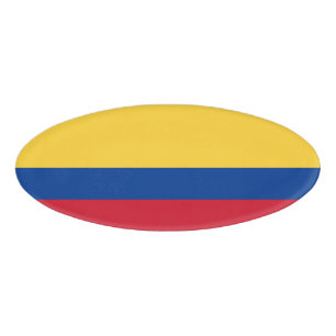 Kolumbien-Flagge Namenschild