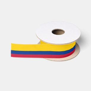 Kolumbien-Flagge Satinband