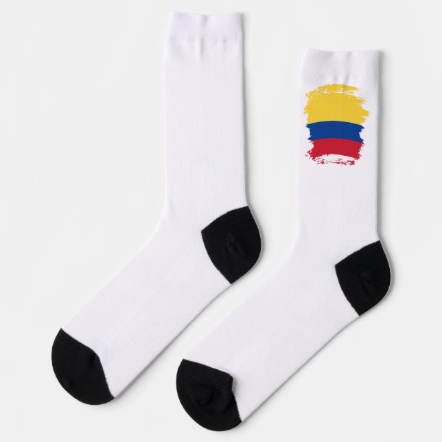 Kolumbien-Flagge Socken (Linkes Detail)