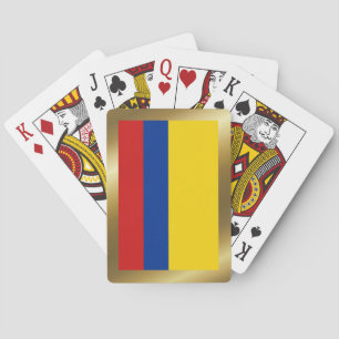 Kolumbien-Flagge Spielkarten