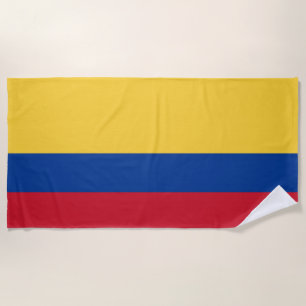 Kolumbien-Flagge Strandtuch