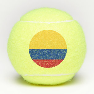 Kolumbien-Flagge Tennisbälle