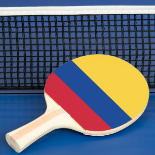 Kolumbien-Flagge Tischtennis Schläger