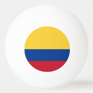 Kolumbien-Flagge Tischtennisball