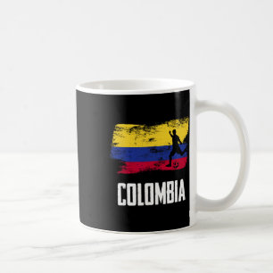 Kolumbien-Flagge-Trikot kolumbianische Fußballmann Kaffeetasse