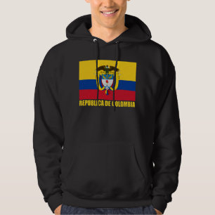 Kolumbien-Flagge u. Wappen Hoodie