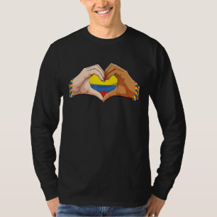 Kolumbien Frauen Männer Patriotische Kolumbianisch T-Shirt