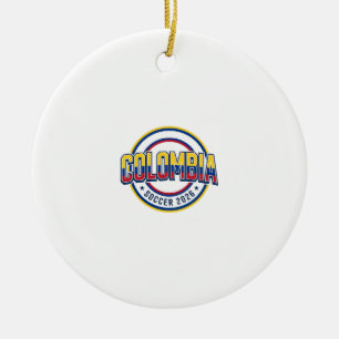 Kolumbien Fußball 2026 Fußball Fett Land Typograph Keramik Ornament