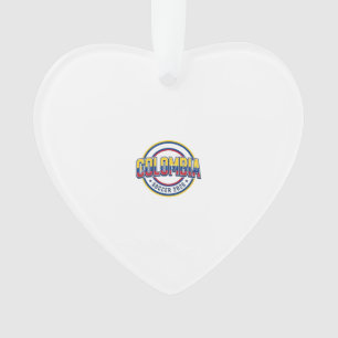 Kolumbien Fußball 2026 Fußball Fett Land Typograph Ornament
