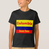 Kolumbien Fußball Power T-Shirt 