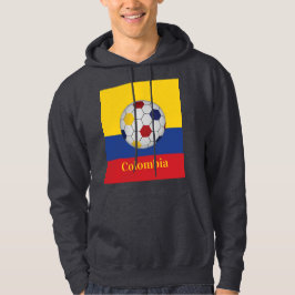 Kolumbien Fußballposter Hoodie