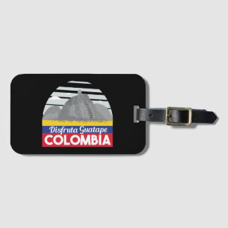 Kolumbien Guatape Vintage Travel Gepäckanhänger