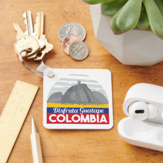 Kolumbien Guatape Vintage Travel Schlüsselanhänger