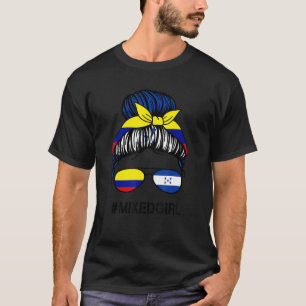 Kolumbien Honduras Flagge Kolumbianisch Honduranis T-Shirt