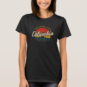 Kolumbien Kalifornien Der goldene Staat Vintag T-Shirt
