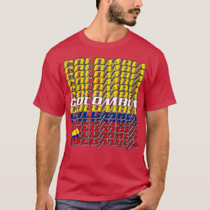 Kolumbien - Kaskade - Text 4 T-Shirt