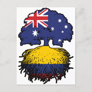Kolumbien Kolumbien Australien Tree Roots Postkarte