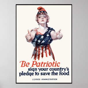 Kolumbien lädt Sie ein, Essen Retten — Grenze Poster