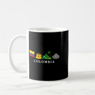 Kolumbien Land Kolumbianische Flagge Für Männer Fr Kaffeetasse