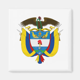 Kolumbien Landeswappen Symbol Emblem Flagge Magnet