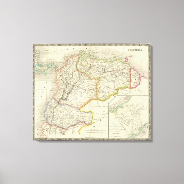 Kolumbien Leinwanddruck (Vorderseite)
