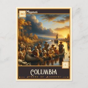 Kolumbien, Missouri   VINTAG Postkarte