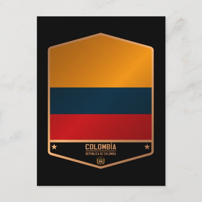 Kolumbien Postkarte (Vorderseite)