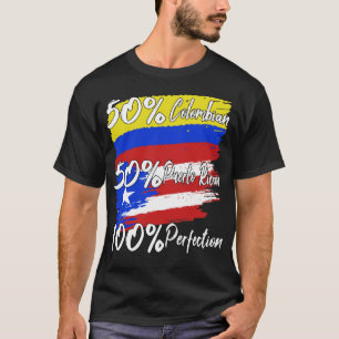 Kolumbien Puerto Rican Pride Heritage Funny Gift T-Shirt