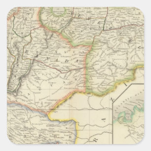 Kolumbien Quadratischer Aufkleber