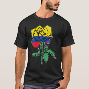 Kolumbien Rose Kolumbien Kolumbianisch T-Shirt