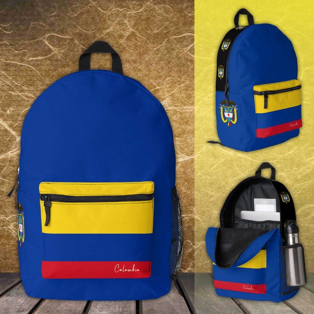 Kolumbien, Rucksack, kolumbianische Flagge / patri Bedruckter Rucksack (Von Creator hochgeladen)