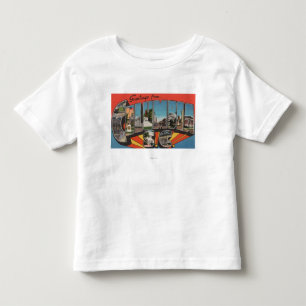 Kolumbien, South Carolina - Großbuchstaben - Szen Kleinkind T-shirt