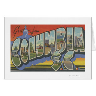 Kolumbien, South Carolina - große Buchstabe-Szenen