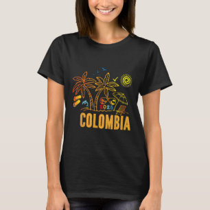 Kolumbien Souvenirs Urlaub 2025 Familienreise Freu T-Shirt
