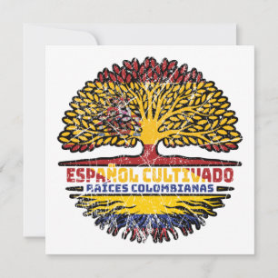 Kolumbien Spanische Treuhandflagge Karte