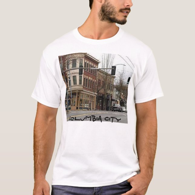 Kolumbien-Stadt T-Shirt (Vorderseite)