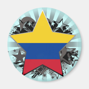 Kolumbien Star Magnet