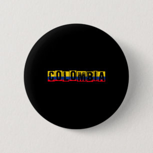 Kolumbien Stolz Flagge Kolumbianische Nationale Au Button