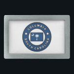Kolumbien-Süd-Carolina Rechteckige Gürtelschnalle<br><div class="desc">Kolumbien-Süd-Carolina</div>