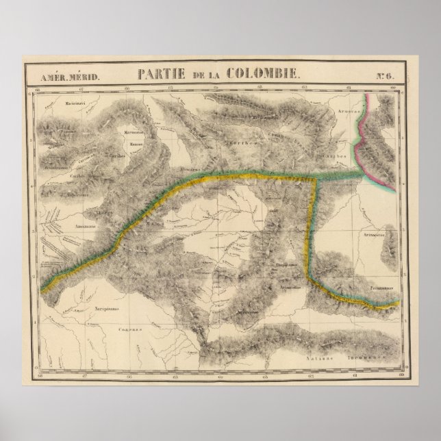 Kolumbien, Südamerika 6 Poster (Vorne)