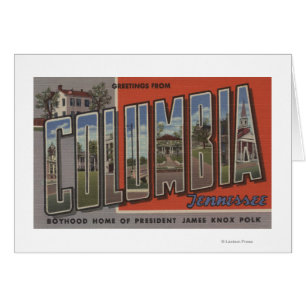 Kolumbien, Tennessee - Große Buchstabenszenen