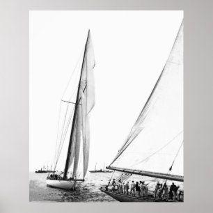 Kolumbien und Kleeblatt Poster