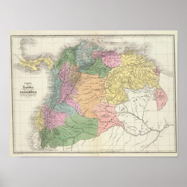 Kolumbien und Venezuela 2 Poster (Vorne)