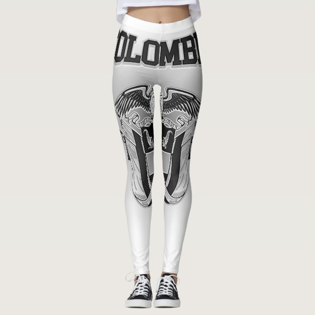 Kolumbien-Wappen Leggings (Vorderseite)