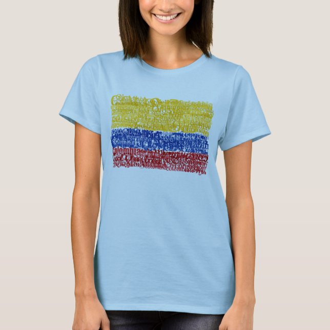 Kolumbien wörtlich T-Shirt (Vorderseite)