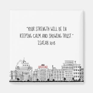 Kolumbienhöhe Nostalgisch Magnet