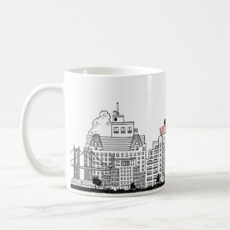Kolumbienhöhe Nostalgische Tasse